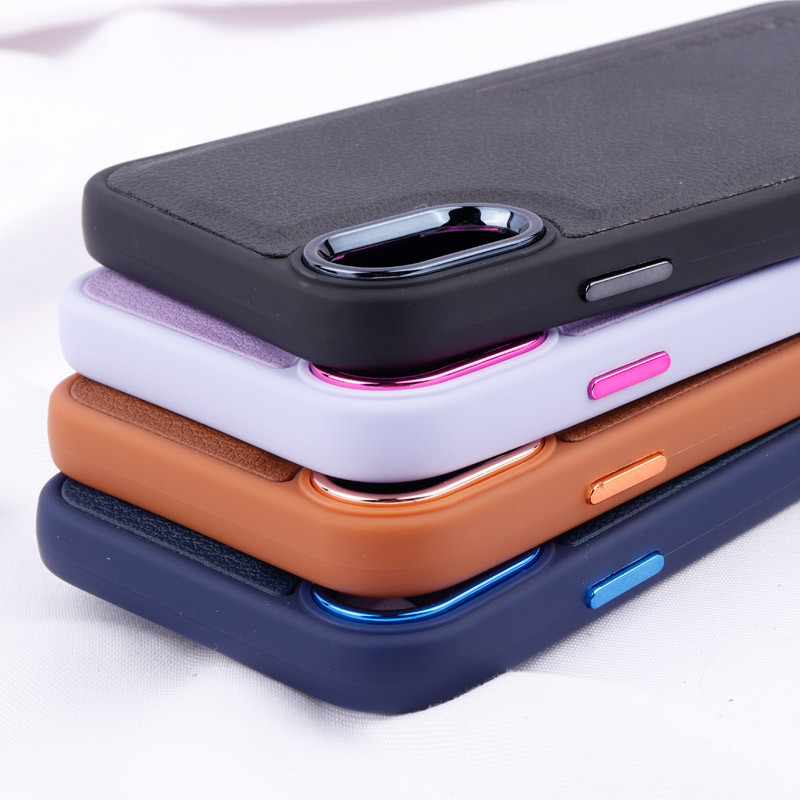 قاب چرمی Puloka متال ایرون iPhone X / XS