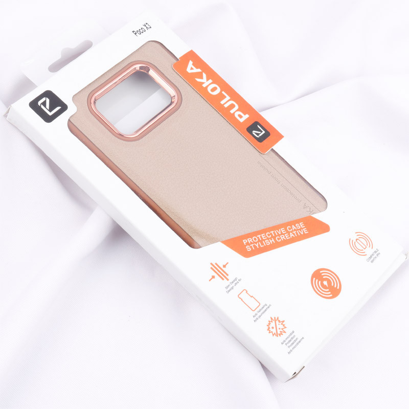 قاب چرمی Puloka متال ایرون Xiaomi Poco X3 / X3 Pro