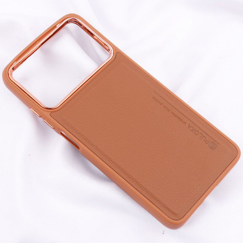 قاب چرمی Puloka متال ایرون Xiaomi Poco X4 Pro 5G
