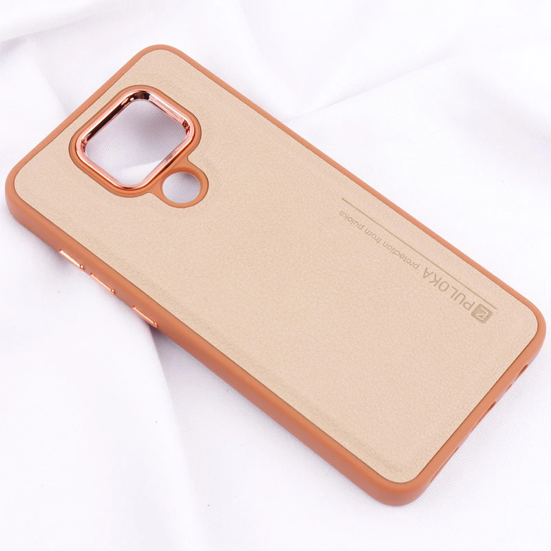 قاب چرمی Puloka متال ایرون Xiaomi Redmi Note 9 / Redmi 10x 4G