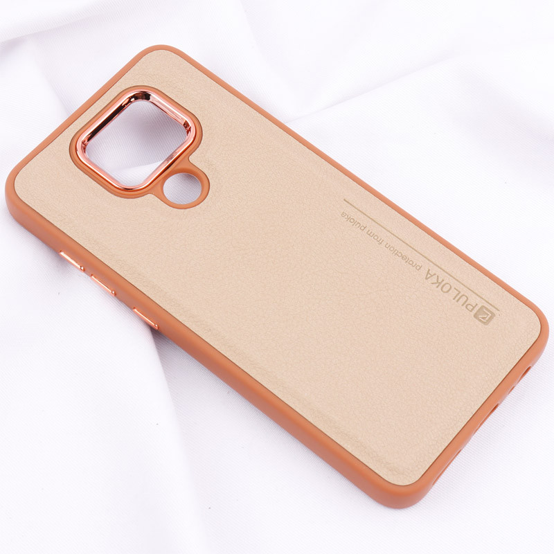 قاب چرمی Puloka متال ایرون Xiaomi Redmi Note 9 / Redmi 10x 4G