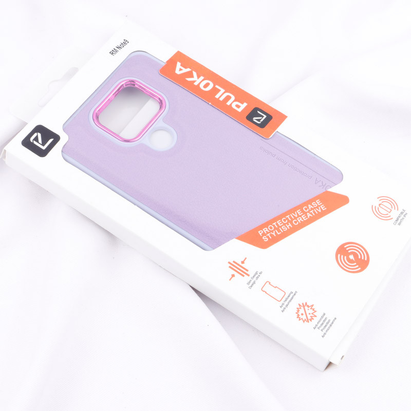 قاب چرمی Puloka متال ایرون Xiaomi Redmi Note 9 / Redmi 10x 4G