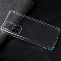 قاب ژله ای ضربه گیر بی رنگ محافظ لنزدار Xiaomi 12T / 12T Pro