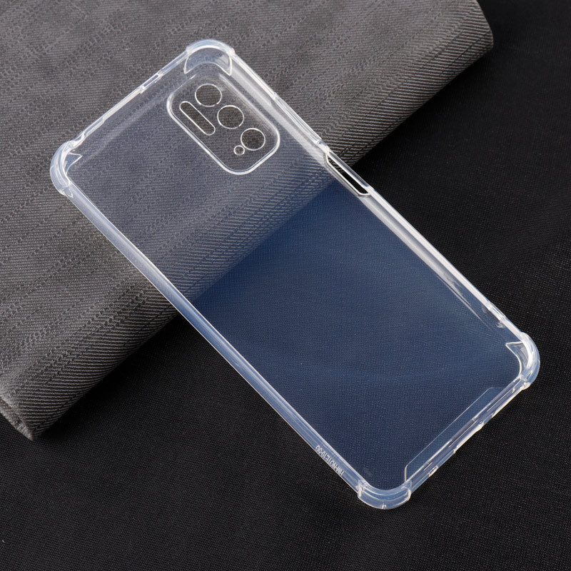 قاب ژله ای ضربه گیر بی رنگ محافظ لنزدار Xiaomi Redmi Note 10 5G/ Poco M3 Pro 4G/5G