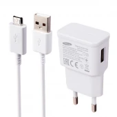 شارژر دیواری فست شارژ Samsung EP-TA20EWE 2A 10W + کابل میکرو یو اس بی