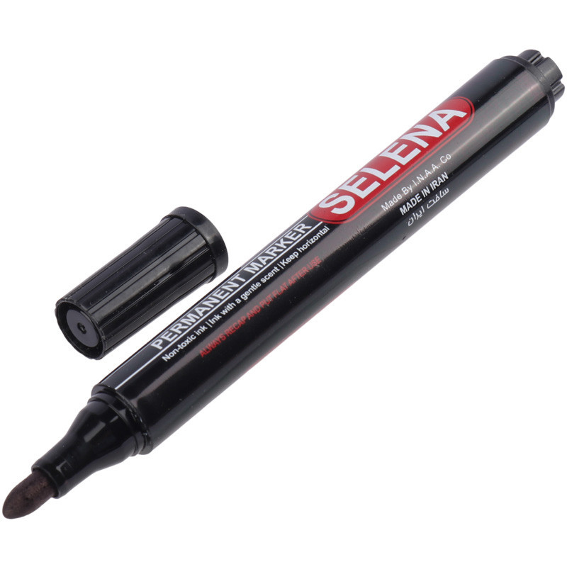 ماژیک معمولی سلنا نوک گرد Selena SP125 بسته 12 عددی