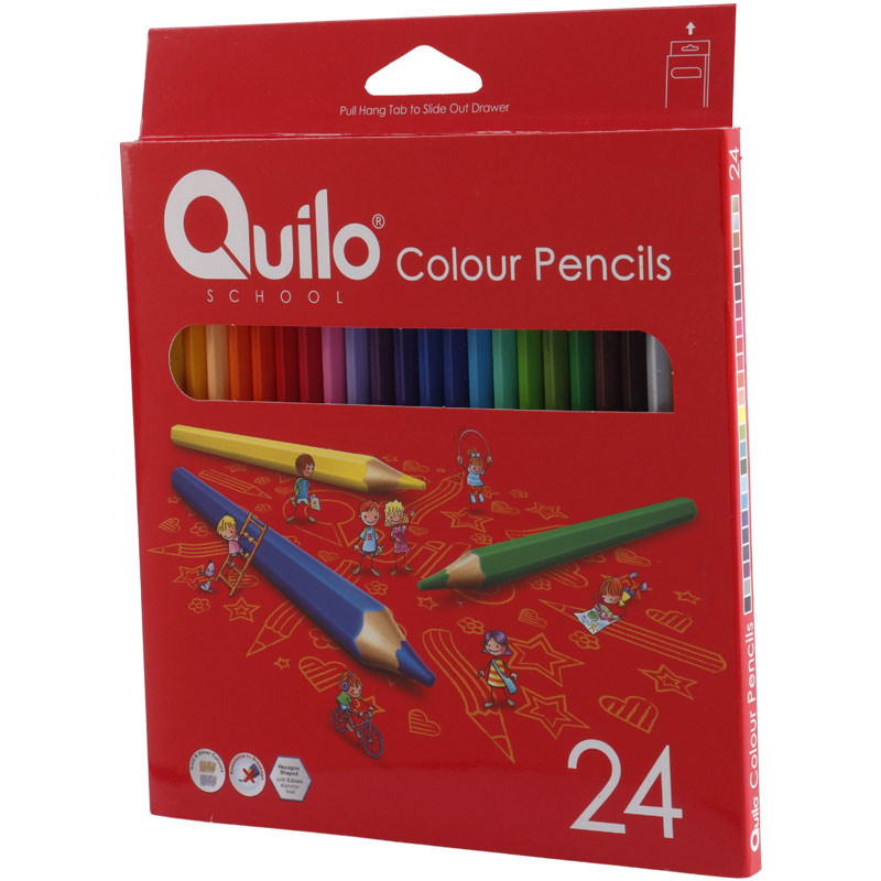 مداد رنگی 24 رنگ کوییلو Quilo No.634004