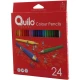 مداد رنگی 24 رنگ کوییلو Quilo No.634004