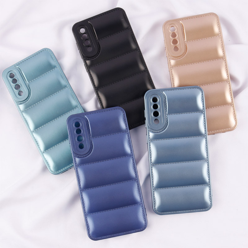 قاب پافر ژله ای براق محافظ لنزدار Samsung Galaxy A50