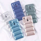 قاب پافر ژله ای براق محافظ لنزدار Samsung Galaxy A20 / A30