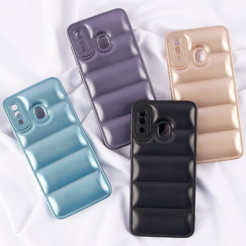 قاب پافر ژله ای براق محافظ لنزدار Samsung Galaxy A20 / A30