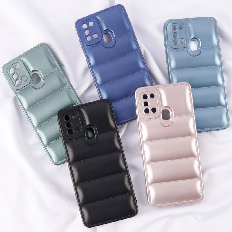 قاب پافر ژله ای براق محافظ لنزدار Samsung Galaxy A21s