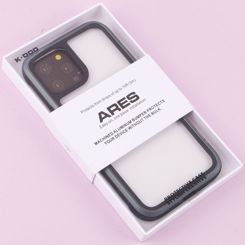 قاب ضد ضربه پشت شفاف K.doo Ares آیفون iPhone 12 Pro Max