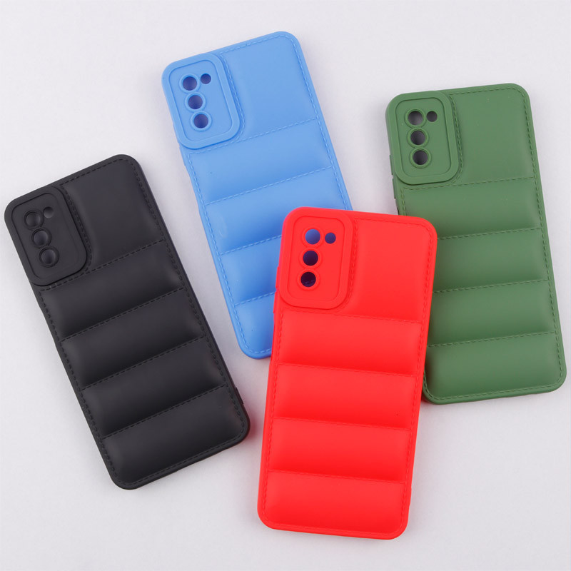 قاب پافر ژله ای سامسونگ Galaxy A02s / A03s محافظ لنزدار