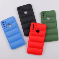 قاب پافر ژله ای سامسونگ Galaxy A10s محافظ لنزدار