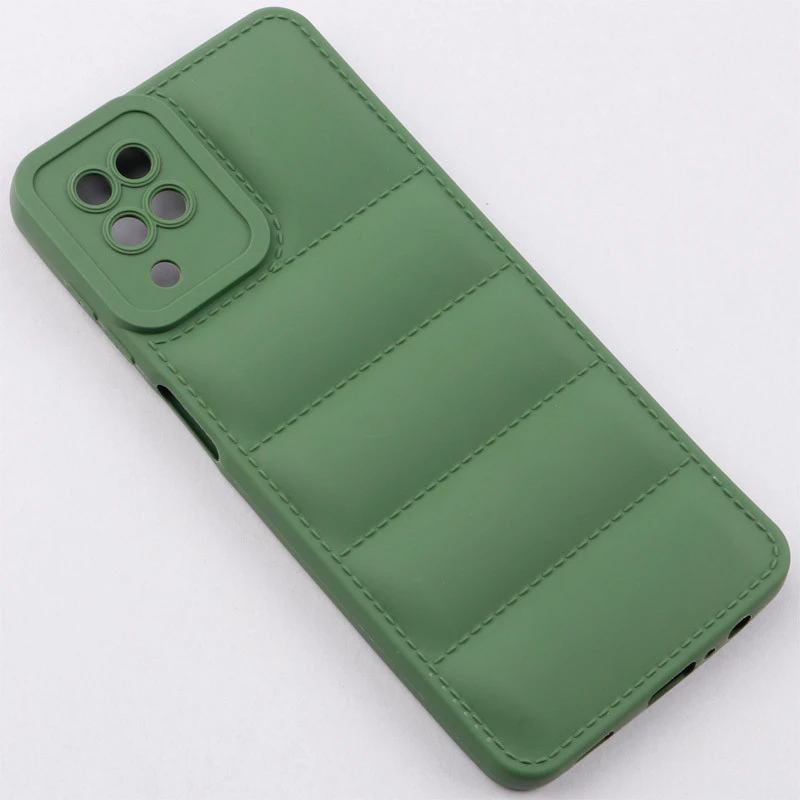 قاب پافر ژله ای سامسونگ Galaxy A12 / M12 محافظ لنزدار