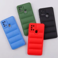 قاب پافر ژله ای سامسونگ Galaxy A21s محافظ لنزدار