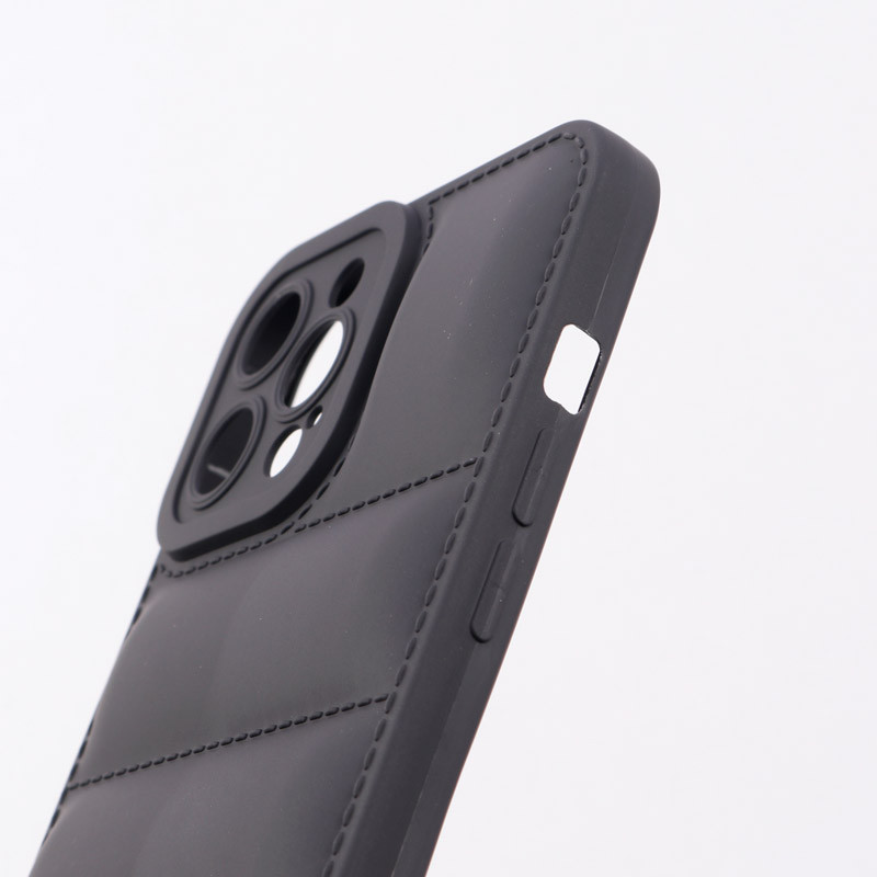قاب پافر ژله ای آیفون iPhone 12 Pro Max محافظ لنزدار