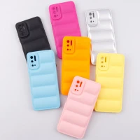 قاب پافر ژله ای ساده محافظ لنزدار Xiaomi Redmi Note 10 5G / Poco M3 Pro