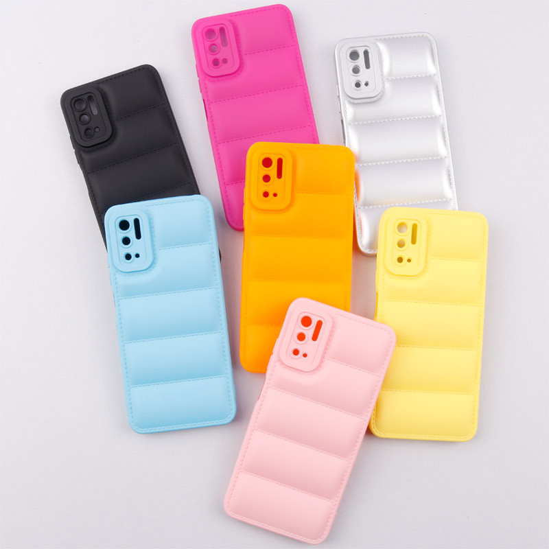 قاب پافر ژله ای ساده محافظ لنزدار Xiaomi Redmi Note 10 5G / Poco M3 Pro