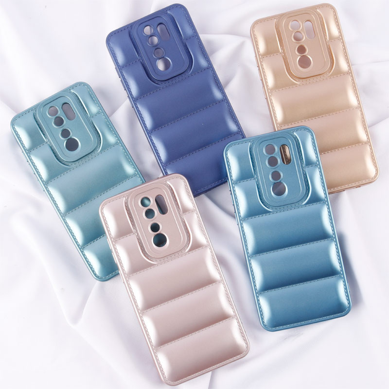 قاب پافر ژله ای براق محافظ لنزدار Xiaomi Redmi Note 8 Pro