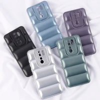 قاب پافر ژله ای براق محافظ لنزدار Xiaomi Redmi Note 8 Pro