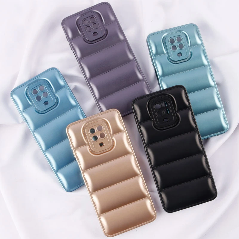 قاب پافر ژله ای براق محافظ لنزدار Xiaomi Redmi Note 9s / Note 9 Pro / Note 10 Lite