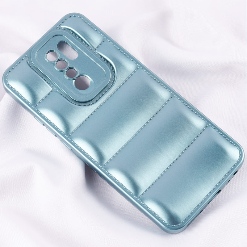 قاب پافر ژله ای براق محافظ لنزدار Xiaomi Redmi 9 / 9 Prime