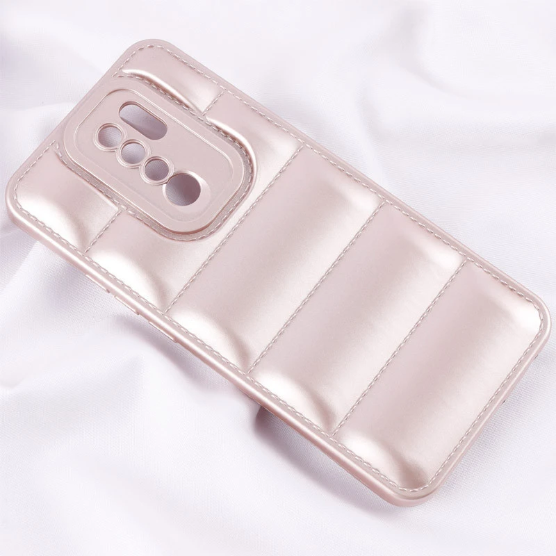 قاب پافر ژله ای براق محافظ لنزدار Xiaomi Redmi 9 / 9 Prime
