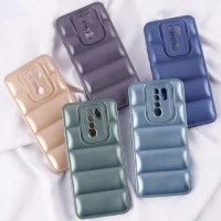 قاب پافر ژله ای براق محافظ لنزدار Xiaomi Redmi 9 / 9 Prime