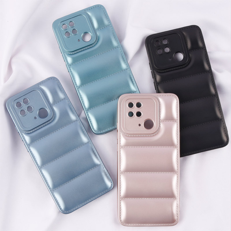 قاب پافر ژله ای براق محافظ لنزدار Xiaomi Redmi 10C