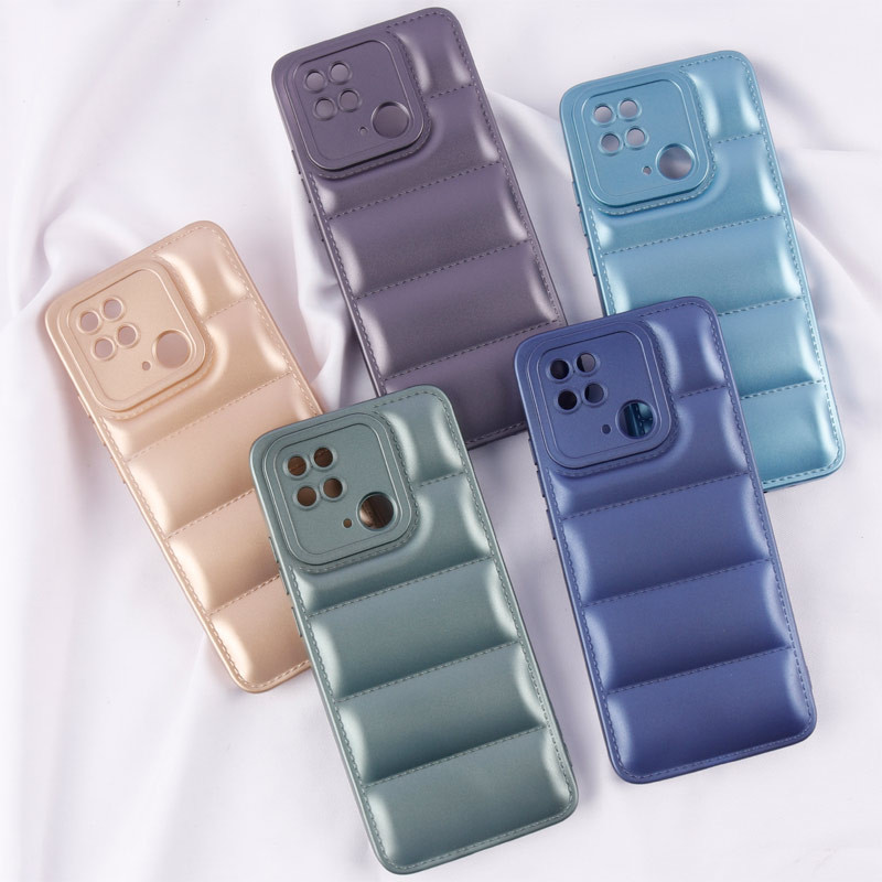 قاب پافر ژله ای براق محافظ لنزدار Xiaomi Redmi 10C