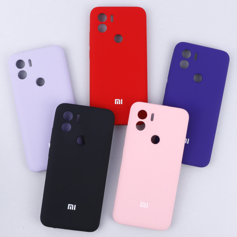 قاب سیلیکونی اصلی زیربسته شیائومی Redmi A1 Plus / A2 Plus محافظ لنزدار
