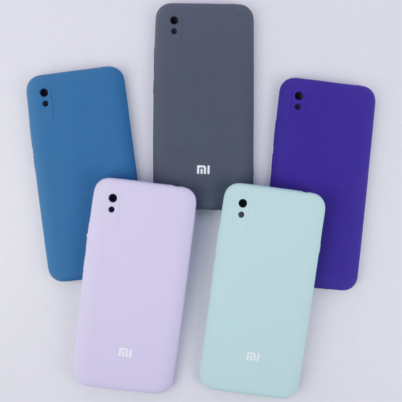قاب سیلیکونی اصلی زیربسته شیائومی Redmi 9A محافظ لنزدار