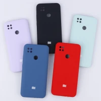 قاب سیلیکونی اصلی زیربسته شیائومی Redmi 9C محافظ لنزدار