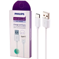 کابل تایپ سی فست شارژ Philips 1m