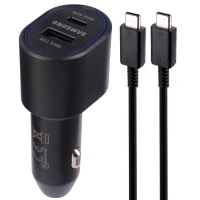 شارژر فندکی فست شارژ Samsung EP-L5300 QC PD3.0 3A 45W + کابل تایپ سی