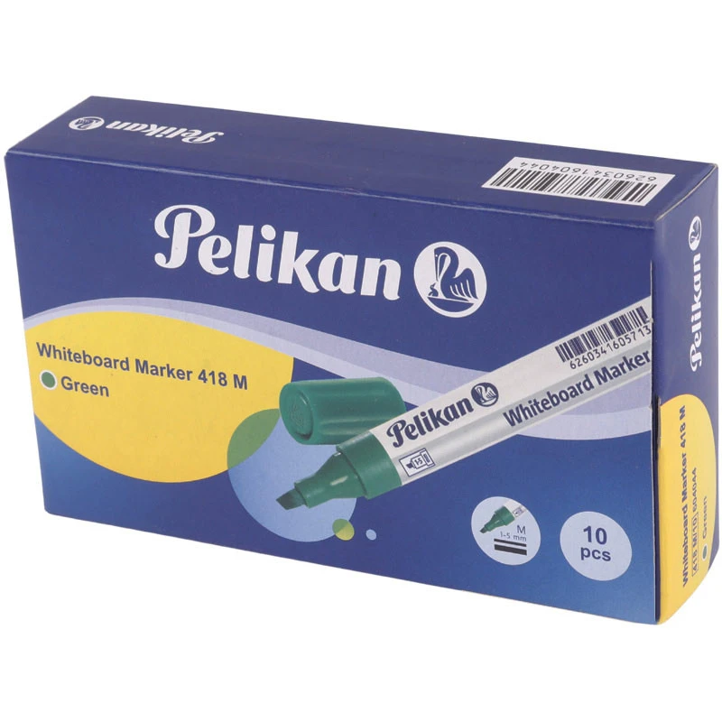 ماژیک وایت برد پلیکان نوک تخت Pelikan 418M بسته ۱۰ عددی