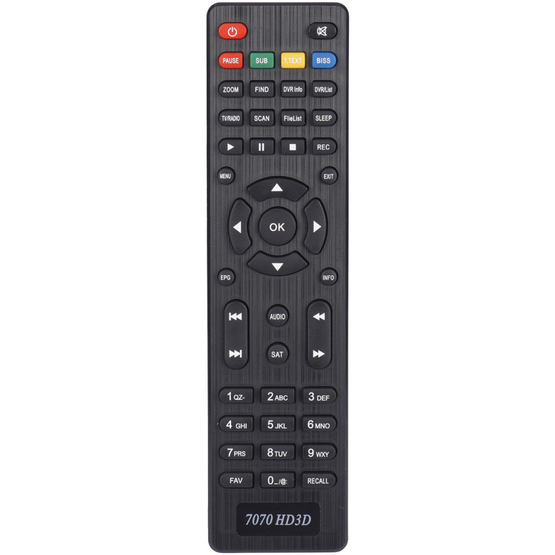 کنترل گیرنده HD3D 7070
