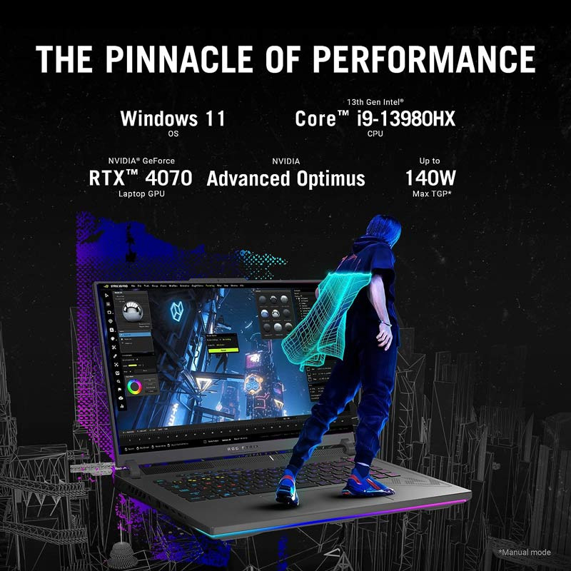 لپ تاپ +Asus ROG Strix G16 G614JZ Core i9 (13980HX) 16GB 2TB SSD NVIDIA 12GB 16" FHD