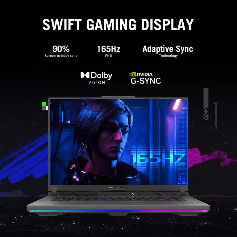 لپ تاپ +Asus ROG Strix G16 G614JZ Core i9 (13980HX) 16GB 2TB SSD NVIDIA 12GB 16" FHD