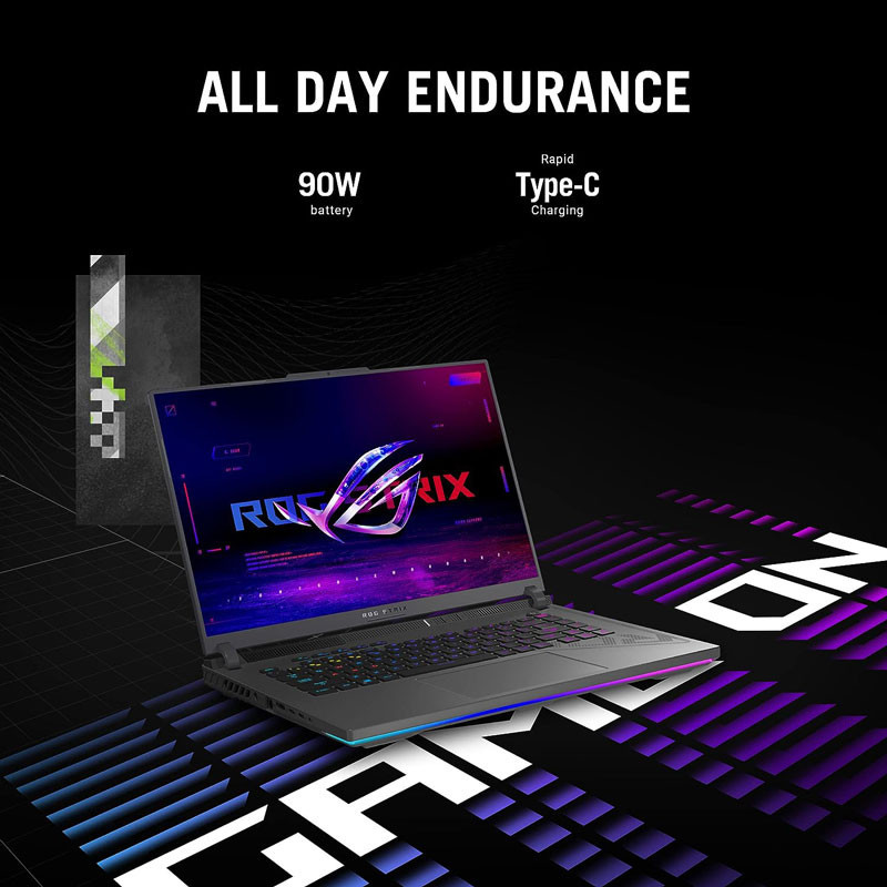 لپ تاپ +Asus ROG Strix G16 G614JZ Core i9 (13980HX) 16GB 2TB SSD NVIDIA 12GB 16" FHD