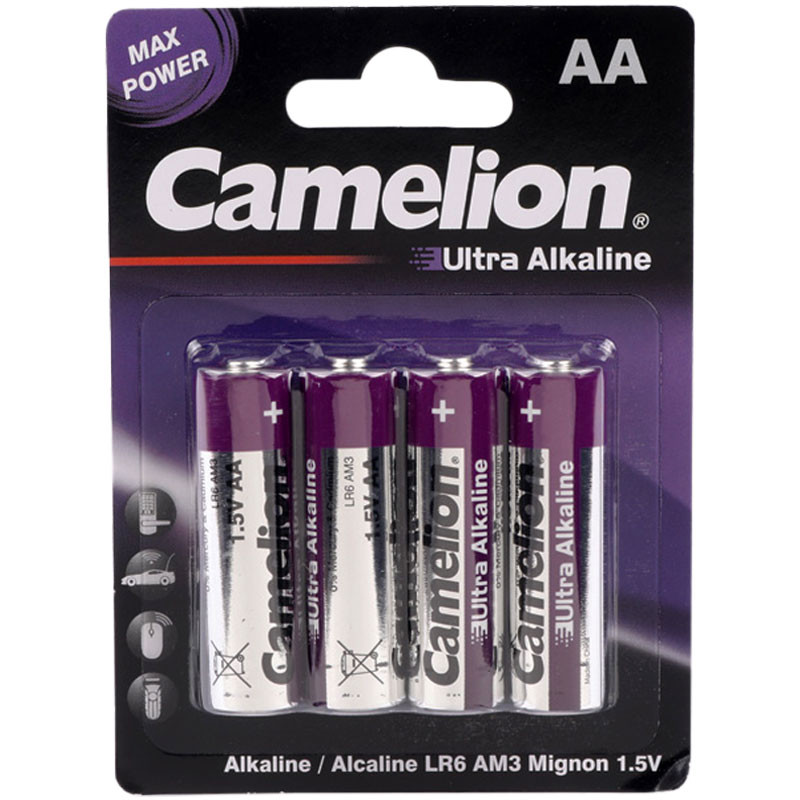 باتری چهارتایی قلمی Camelion Ultra Alkaline LR6 AM3 1.5V AA