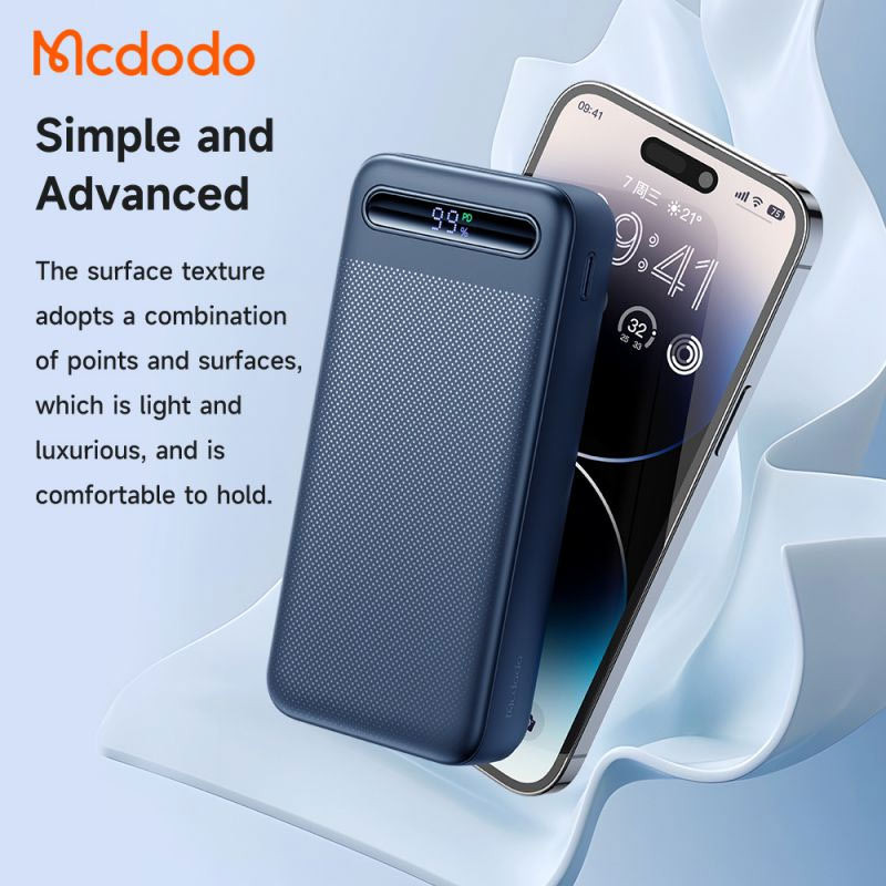 پاور بانک فست شارژ 20000 مک دودو Mcdodo MC-389 22.5W QC PD