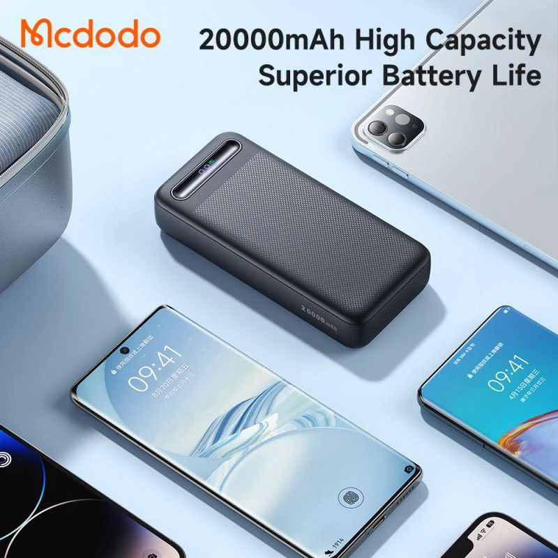 پاور بانک فست شارژ 20000 مک دودو Mcdodo MC-389 22.5W QC PD