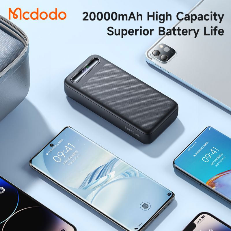 پاور بانک فست شارژ 20000 مک دودو Mcdodo MC-389 22.5W QC PD