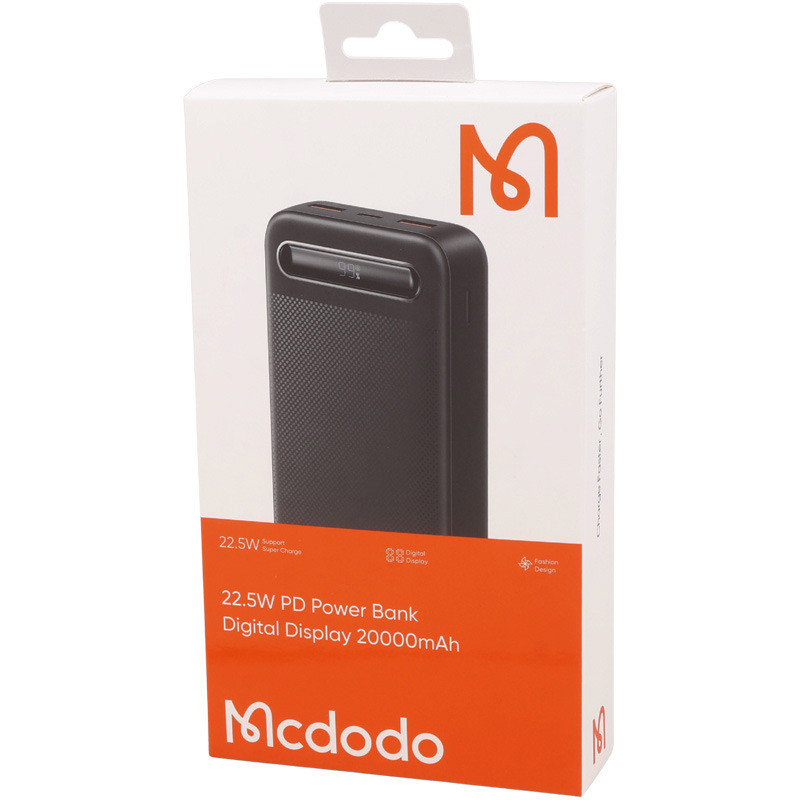 پاور بانک فست شارژ 20000 مک دودو Mcdodo MC-389 22.5W QC PD