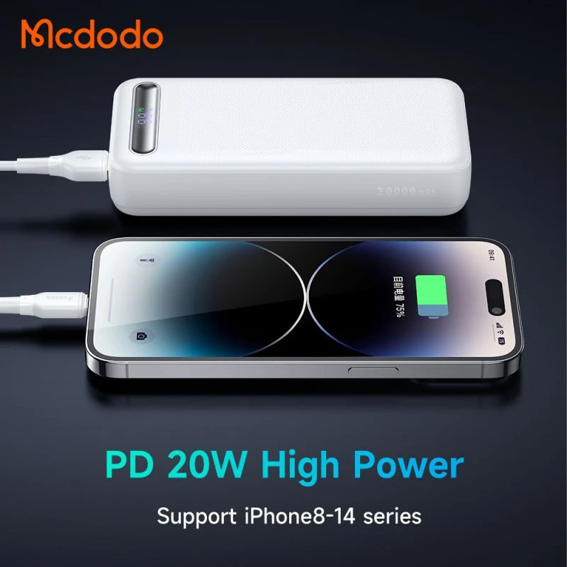 پاور بانک فست شارژ 20000 مک دودو Mcdodo MC-389 22.5W QC PD
