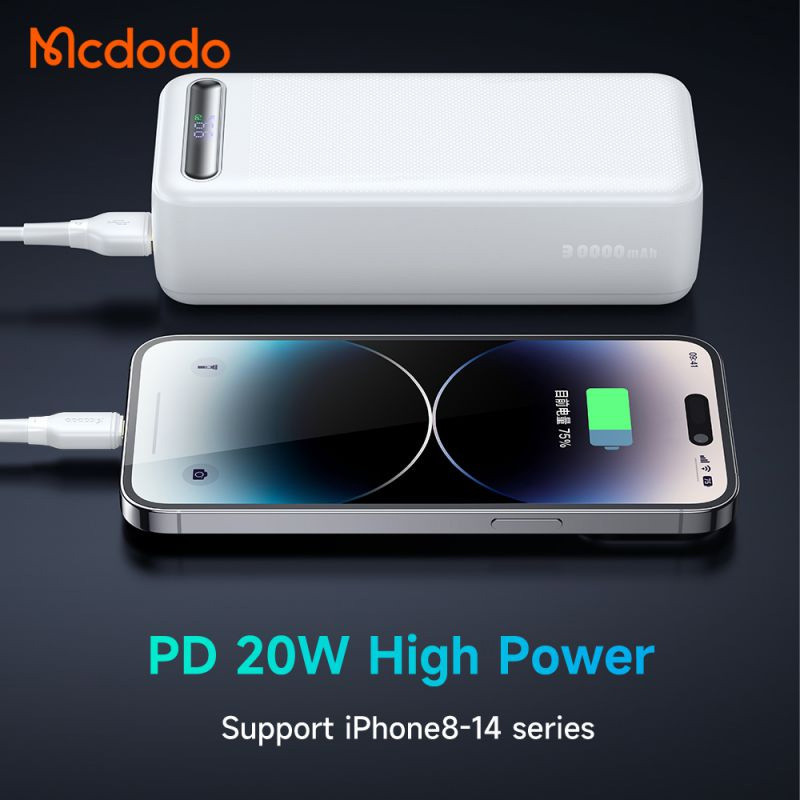 پاور بانک فست شارژ 30000 مک دودو Mcdodo MC-391 22.5W QC PD