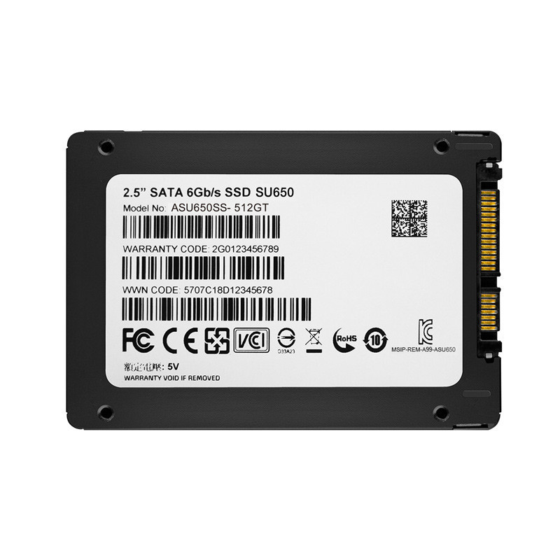 حافظه SSD ای دیتا ADATA Ultimate SU650 512GB